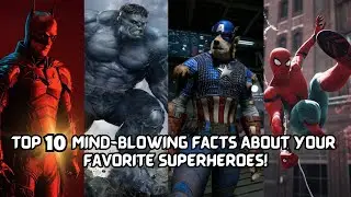 10 Shocking Superhero Facts You Never Knew!  top 10 interesting facts superhero #facts