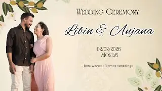 Libin & Anjana | Wedding Ceremony  | 02.02.2026 | Monday |