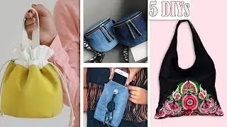 5 EPIC DIY BAG IDES $1 USD SPENDING // Cute Purse Bag Tutorial