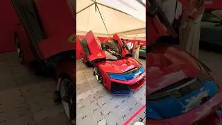 NEW $5M FERRARI F80 ON DISPLAY AT GOODWOOD FOS 2025! #shorts #trending #viral #cars #supercars #yt