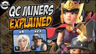 How to Use TH11 Queen Charge Miners - QC Mass Miners Explained | Clash of Clans