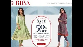 Biba  ✅ Verified Coupon Code | Biba Promo Code | Biba Coupon Code | Biba Promo code