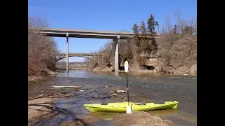 Kayak trip on the Volga River in Iowa (starting in Mederville and ending in Littleport)