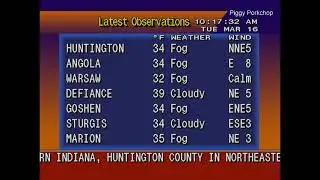 EAS Tornado Warning Indiana Statewide Tornado Drill NOAA Weather Radio +WeatherSTAR4000
