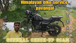 Royal enfield Himalayan bike my 3 year service pavangal ipadila scam pantringale da #royalenfield