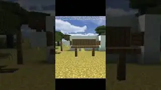 Easy garden bench/Minecraft decoration hack/Gp Gamer / #shorts #minecraftshorts #furnitureideas