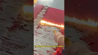 Customer Testing Heavy Paint Clean by 3000W Laser Machine