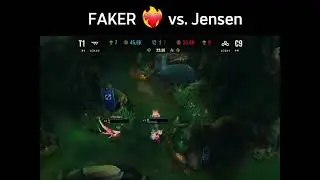 Faker T1  vs. Jensen C9 | League of Legends Worlds2022