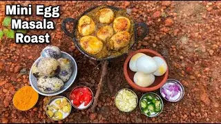MINI EGG MASALA ROAST RECIPE |  Quick & Easy Egg Roast | mini cooking