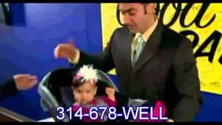 Clayton, MO Chiropractor shows baby lifting techniques