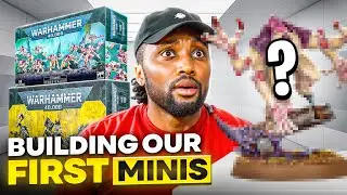 Building Our FIRST WARHAMMER Miniatures || HOW TO Stay Creative VLOG (Ep1)
