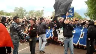 Cortege Ultras Montpellier à Auxerre 2012 (2)