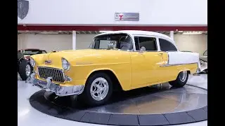 1955 Chevrolet Bel Air 2 Door Post Pro Street Startup, Exhaust, Walk Around | GT Auto Lounge