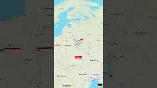 Distance between Berlin to Moscow Russia #moscowregion #aviation #army #ukrainerussiaborder