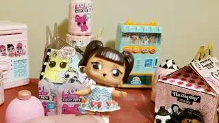 L O L  Surprise Mcdonalds Happy Meal Makeover Series Happy Meal Fuzzy Pets vs  Hairgoals 5! Custom!