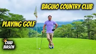 Filipino Playing Golf at Baguio Country Club Philippines | Beginner