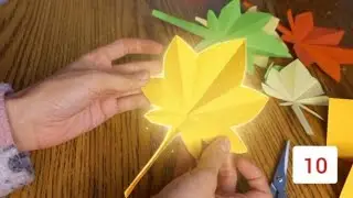 How to Make Realistic Paper Autumn Leaves 🍂 Only Paper & Scissors! | صنع ورق خريف مذهل من الورق 