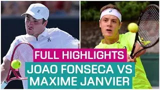 Joao Fonseca Vs Maxime Janvier | Full Highlights Prime Level Tennis - Tennis Perfume