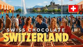Swiss Chocolate Festival in Geneva 4K | Switzerland’s Chocolate Heaven 🇨🇭