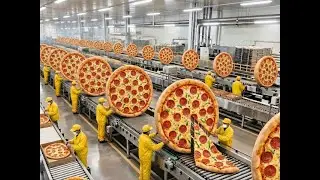 Most Satisfying Frozen Pizza Mega Factory | High-Speed Industrial Automation & ASMR
