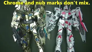 Master Grade Unicorn Gundam's should look amazing in chrome but.....