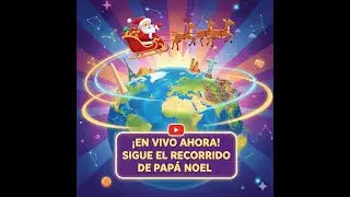 Papá Noel en vivo 🎅 Seguimiento en tiempo real del viaje de Santa Claus | Navidad 2025