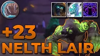 Guardian Druid M+ 23 Neltharion's Lair Tyrannical | 67.8k Overall | 10.1  WoW Dragonflight
