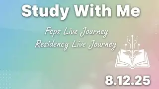 🎥 Study with Me | Live Study Session 5 | FCPS Part 1 | MS | Topic:  Oral Patho | 8.12.25