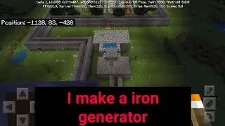 I make a iron generator in Minecraft