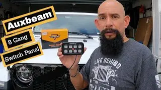 Auxbeam 8 Gang Switch Panel