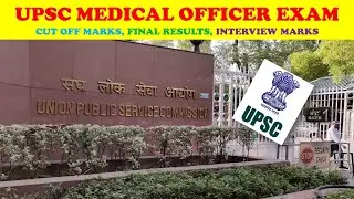 UPSC MEDICAL OFFICER HOMOEOPATHY | CUT OFF MARKS | FINAL RESULTS | FRIEND OF HEALTH | HOMOEOPATHY