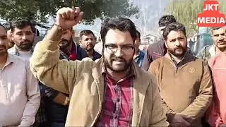 PROTEST   विरोध प्रदर्शन AGAINST NC  GOVT पाडर  PADDER  GULABGARH  गुलाबगढ़ VDC MEMBERS  सदस्य JKUT