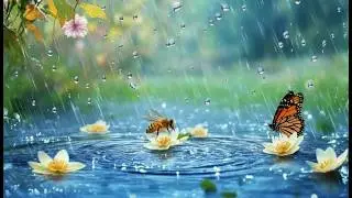 Relaxing Healing Music Rain Through The Canopy Eliminate Stress, Anxiety and Depression.