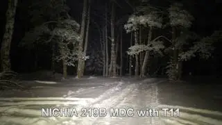 CREE XP-L HI 10507 vs NICHIA 219B MDC T11
