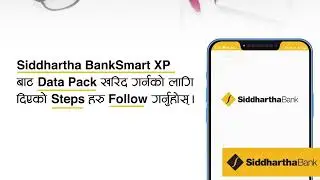 Steps for Data Package purchase using Siddhartha BankSmart XP