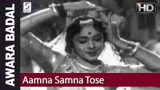 Aamna Samna Tose - Asha Bhosle, Kamal Barot - Ajit, Ragini, Indira Billi, Helen and Tun Tun.