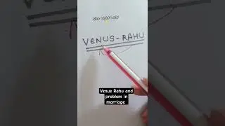 Venus Rahu Conjunction and delays in marriage