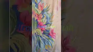 BYWAR Tropical Crush on pure china silk shirt and dopatta www.bywaronline.com