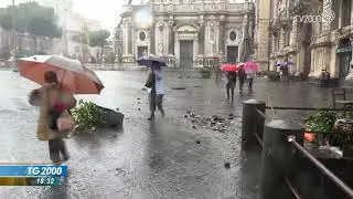 Maltempo, nubifragio su Catania. Un morto