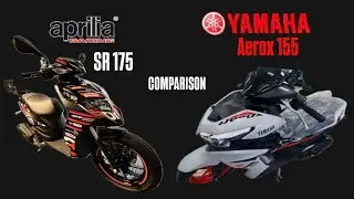 2026 Aprilia SR 175 Moto GP Replica Edition vs Yamaha Aerox 155 Smart - Quick Comparison