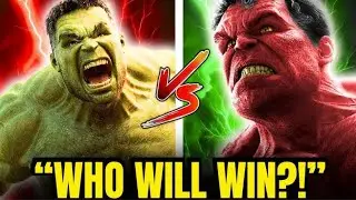Green Hulk Vs Red Hulk Battle Comparison | Explained