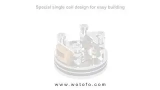 WOTOFO Nudge RDA 22MM single coil version Chasing Ultimate Flavour!