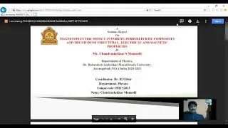 PRE-PhD course work presentation