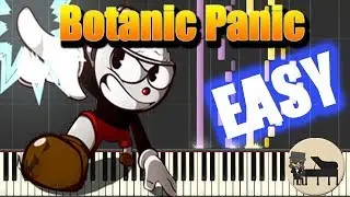 EASY Cuphead - Botanic Panic [Piano Tutorial] (Synthesia) HD Cover