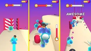 Blob Runner 3D | Level 54-56 | Android & ios Gaming | DestroyerH