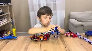 Як складати ТОБОТ Zero Monster Captain Zack Leon Rover