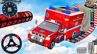 Ambulance Stunt Van Racing - Impossible Tracks Car - Android GamePlay