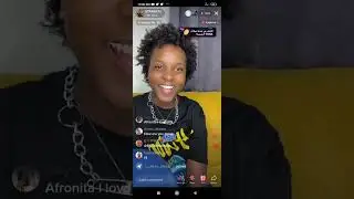 Afronita and Champion Rollie having a cute fun on their tiktok live @afronitaaa @Championrolie