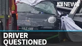 Police question Porsche driver who allegedly fled scene of fatal eastern freeway crash | ABC News