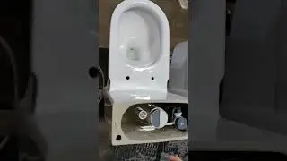 one piece toilet water flushing test #leakage #home #quality #material #sanitarywares